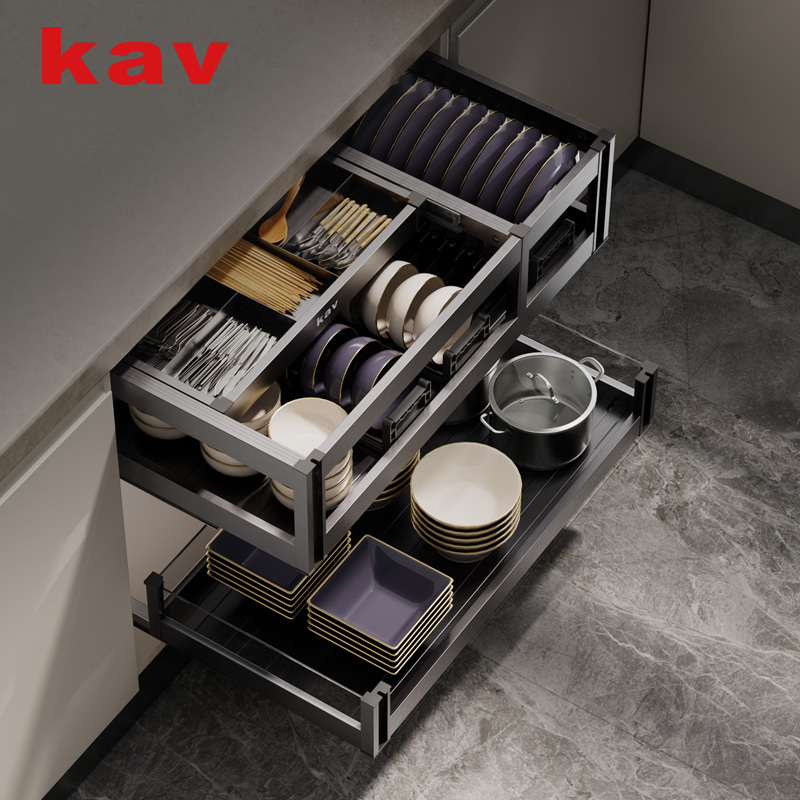 A1 Functional Subdivisions Large Storage Capacity Adjustment Soft Close Bowl And