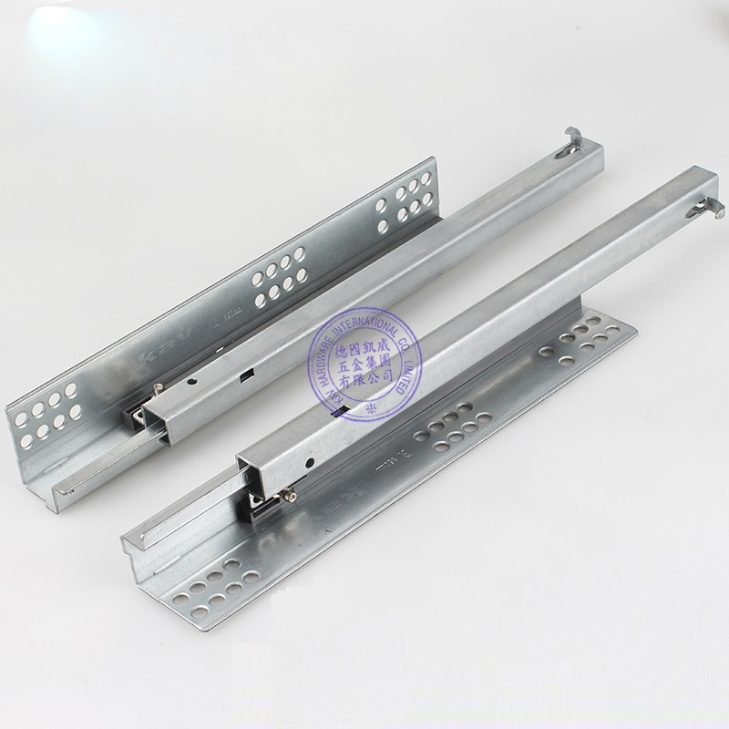 662THID 16 inch Single Extension Soft Close  Undermount Drawer Slides  (with adj