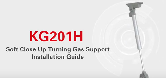 soft close up turning gas support