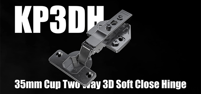 35mm cup two way 3D soft close hinge