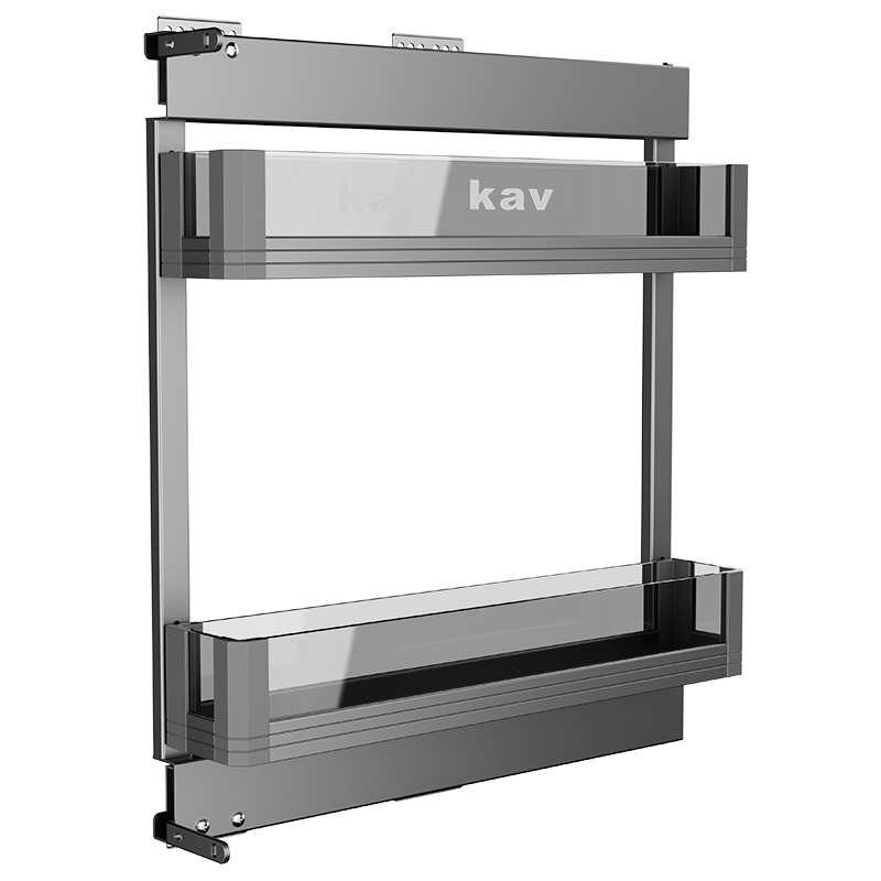 B061202C Glass Side Pull-out Basket