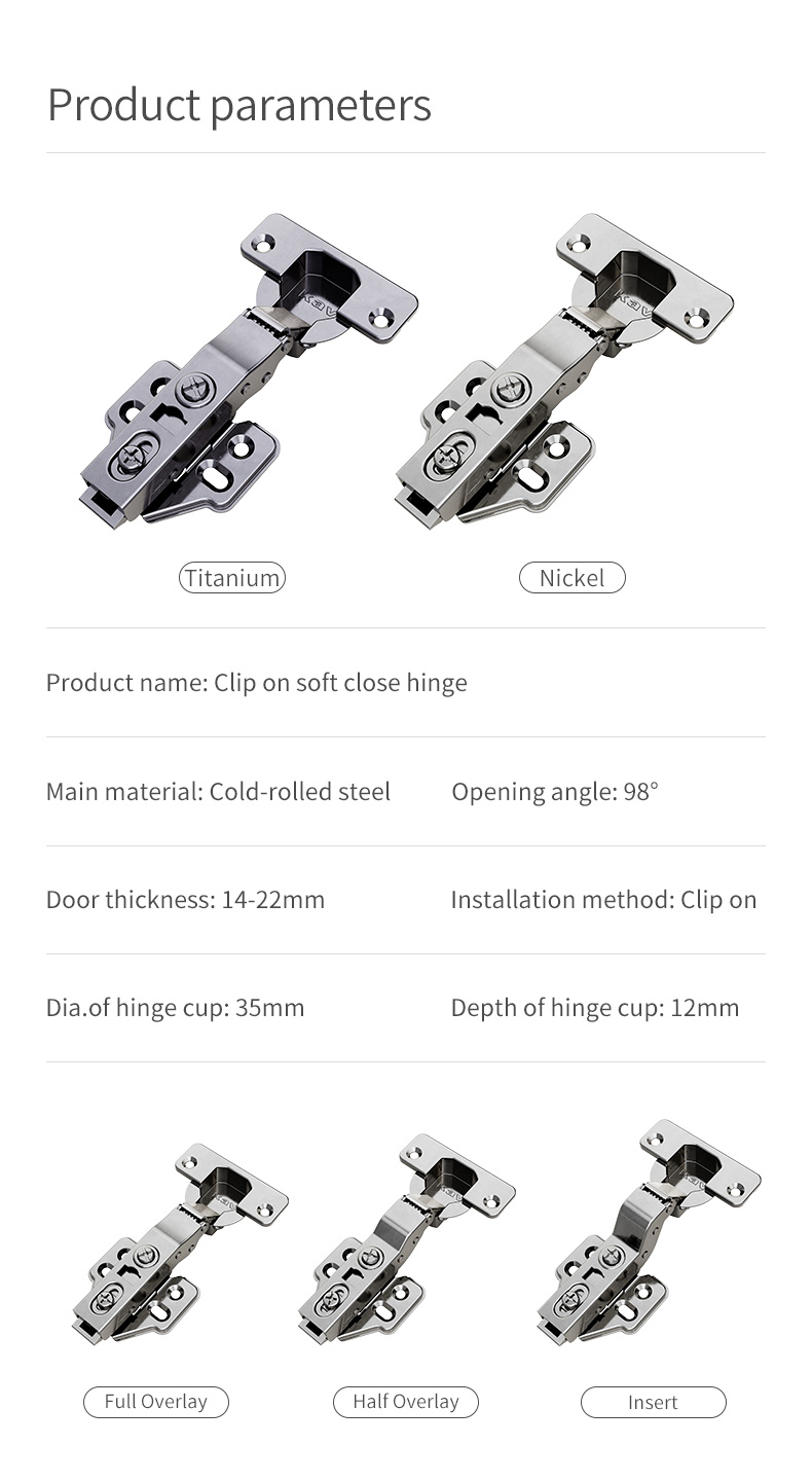 Clip-on-soft-close-furniture-hinge