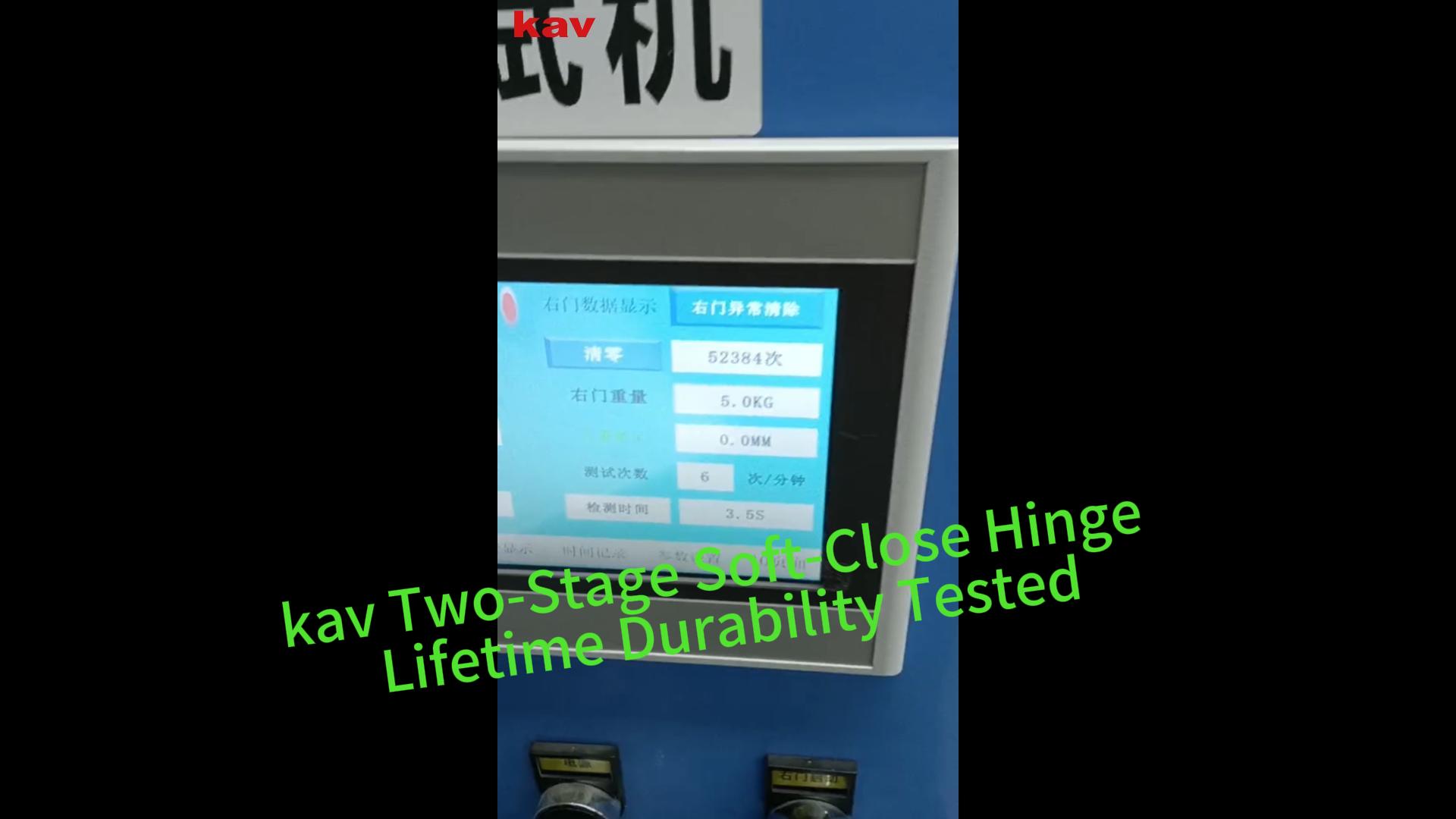 kav Two-Stage Soft-Close Hinge – Lifetime Durability Tested
