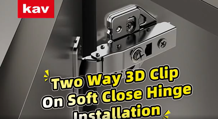 D5B2H 3D-adjustable soft-close hinge that installs faster and aligns perfectly